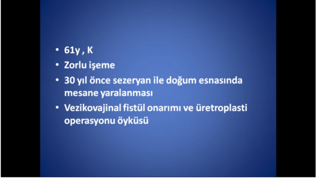 Kadın Üretraplasti -2